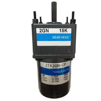3 W AC Gear Motor, Torque Motor with Gearbox, single phase