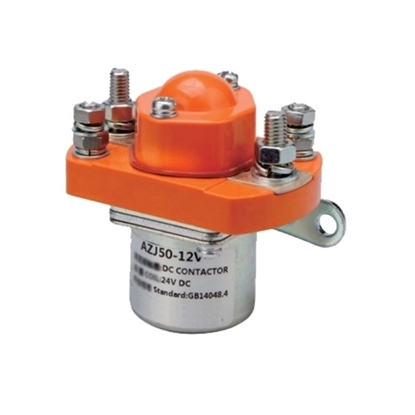 50A DC Contactor, single pole, 12V/24V/48V