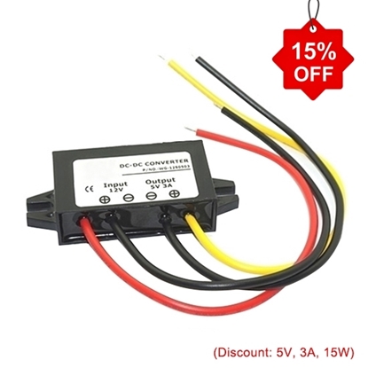 DC-DC Buck Converter, 12V/24V to 3.3V/5V/6V
